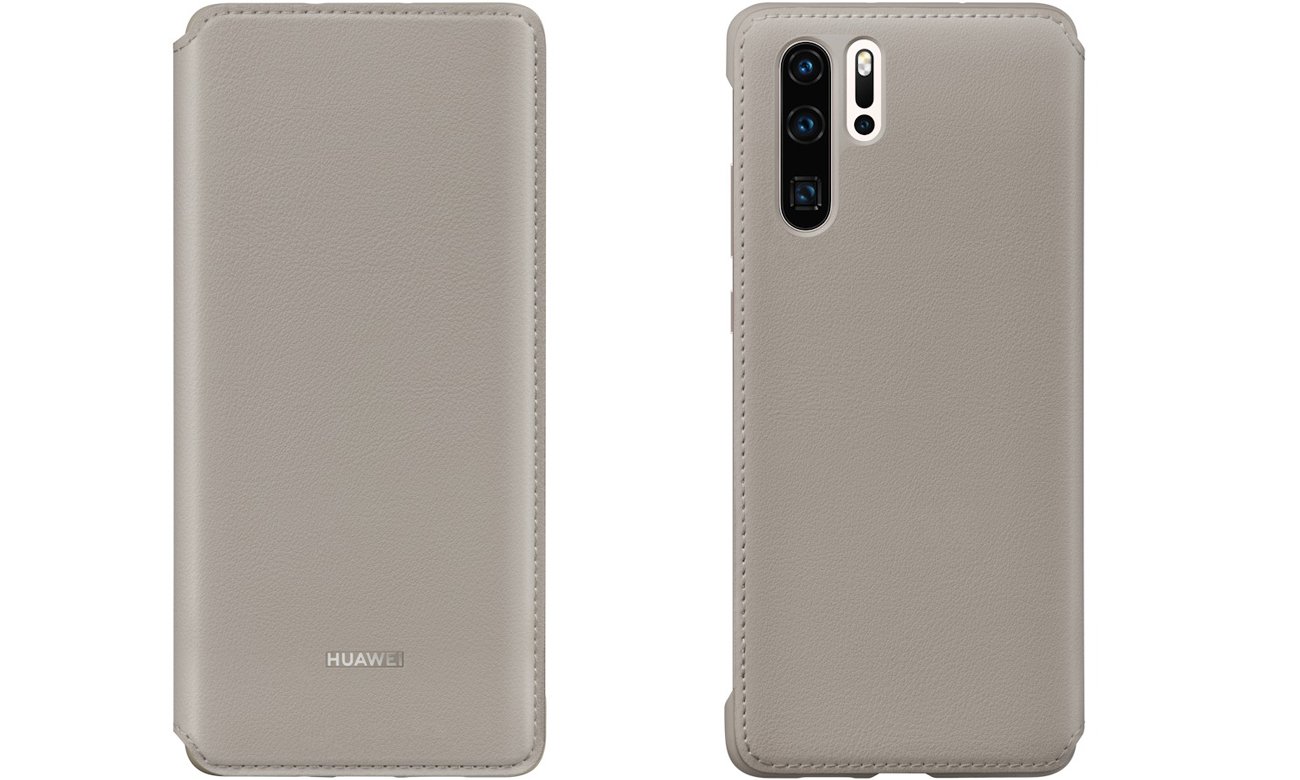 Huawei Wallet Cover do Huawei P30 Pro khaki Etui i obudowy na smartfony Sklep internetowy al.to